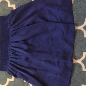 Navy Banana Republic skirt with pockets